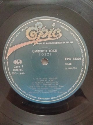 Vinilo LP Tozzi - Canta en Español