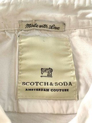 Camisa Blanca Scotch & Soda Talla L