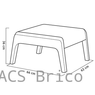 Muebles Jardín Miami Grafito