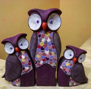 Trio di gufi