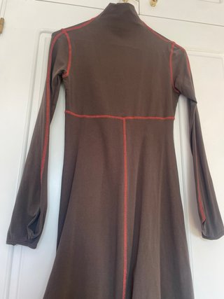 Vestido largo Cop Copine kaki Talla S