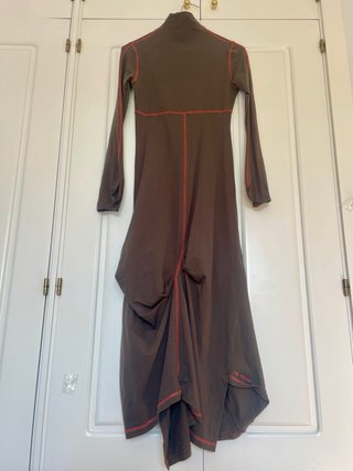 Vestido largo Cop Copine kaki Talla S