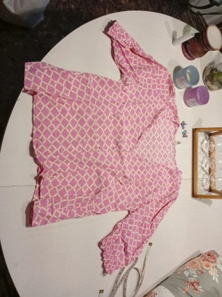 Conjunto Mango Viscosa Rosa