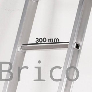 Escalera Aluminio Elite 2x14 - 4+4 M - 80-80x30mm