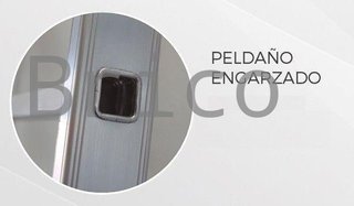 Escalera Aluminio Elite 2x14 - 4+4 M - 80-80x30mm