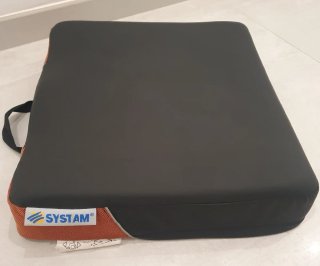 Cojín Antiescaras Systam Negro/Naranja