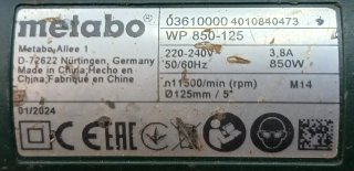 Smerigliatrice angolare Metabo WP 850
