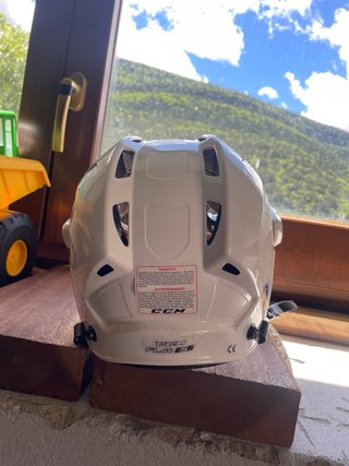 Casco Hockey Hielo CCM Blanco
