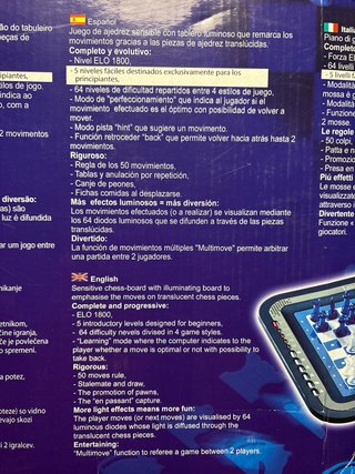 Ajedrez Electrónico Lexibook Chessman Classic Ligh