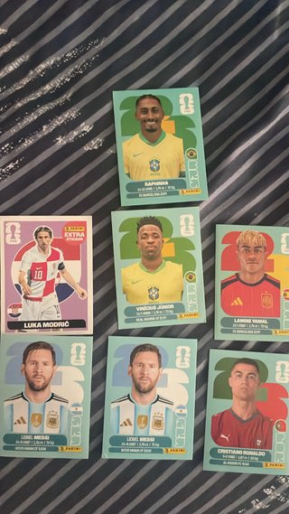 Cartas Panini Mundial 2026