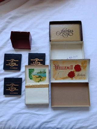 Cajas de tabaco vintage coleccionables