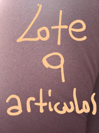 Lote 9 bolsos artículos variados