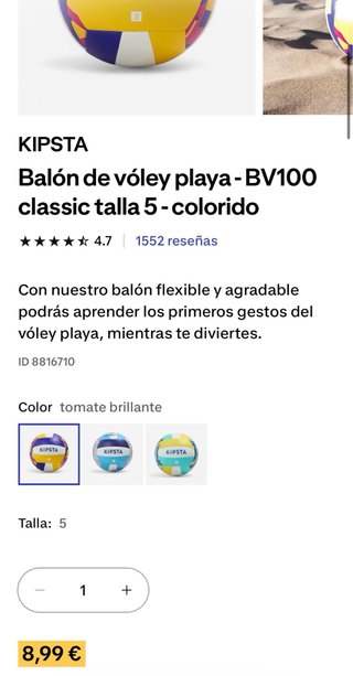 Kit Voleibol Playa Copaya Decathlon