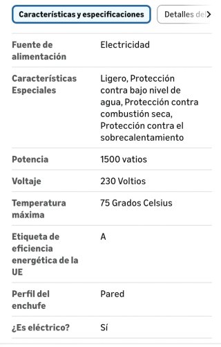 Calentador de agua eléctrico 10L