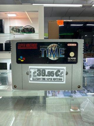 Illusion Time Super Nintendo PAL Made in Japan