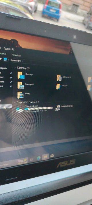 Notebook Asus Intel i7 8/250GB HDD