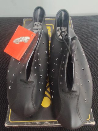 Zapatillas Ciclismo Clásico Cuero Talla 40