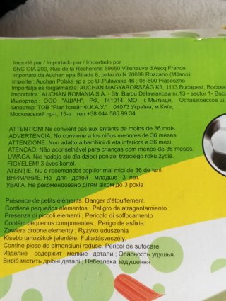 Futbolín de mesa infantil