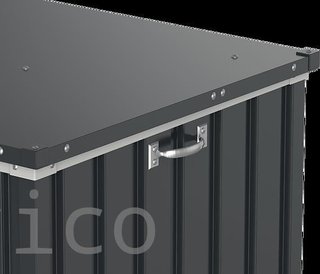 Baúl Arcón Metálico 585 L - 71x133x72 cm - Duramax