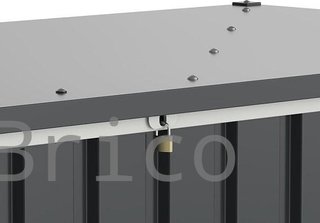 Baúl Arcón Metálico 585 L - 71x133x72 cm - Duramax
