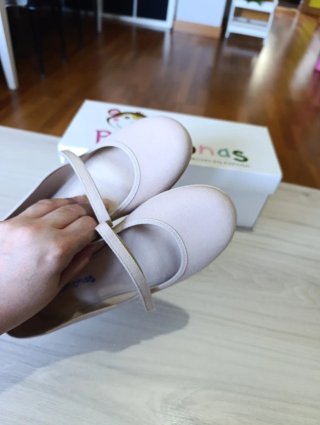 Manoletinas Pisamonas Beige Talla 36 sin estrenar.