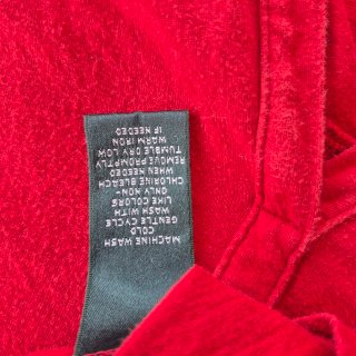 Blusa Lauren Ralph Lauren 100% cotone rosso scuro