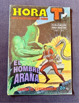 Lote cómics Hora T terror clásico años 70