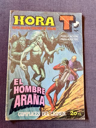 Lote cómics Hora T terror clásico años 70