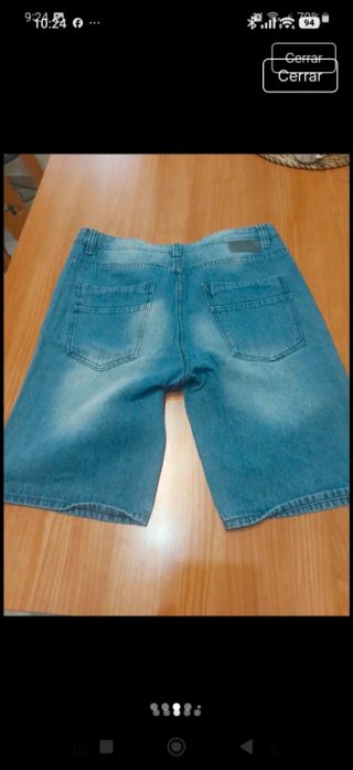 Bermudas tejano hombre