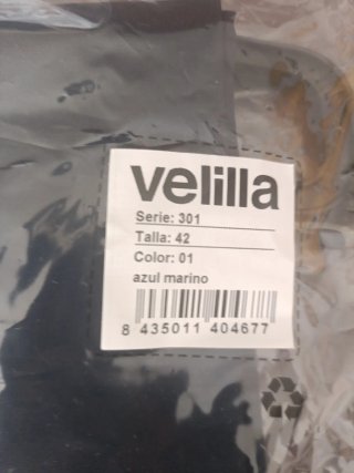 Par de pantalones de trabajo Velilla azul
