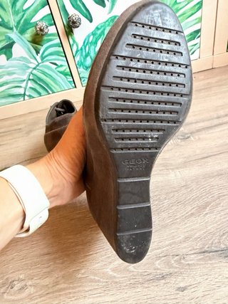 Zapatos Geox cuña ante marrón
