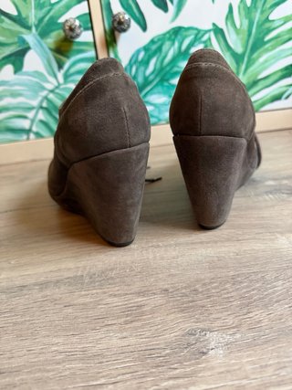 Zapatos Geox cuña ante marrón