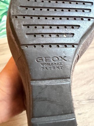 Zapatos Geox cuña ante marrón