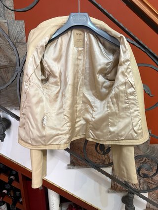 Giacca biker donna in vera pelle morbida vintage