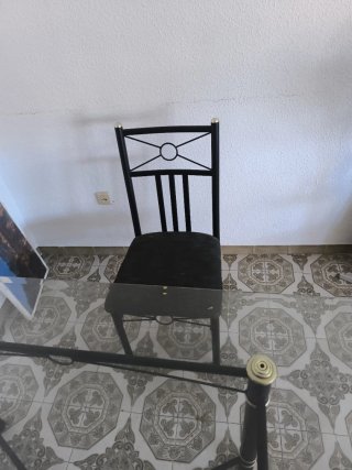 Mesa comedor cristal y 6 sillas