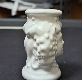 Piccola testa moro ceramica Caltagirone 4x7 cm