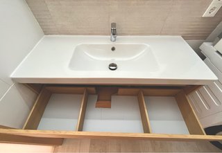 ORRSJÖN Lavabo nuevo 120 cm (sin mueble!)