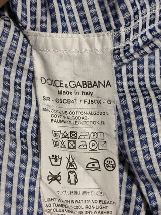 Camicia Dolce & Gabbana Gold