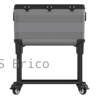 Nevera KeepCold con mesa - 73x44x90 cm - 70 L - Gris
