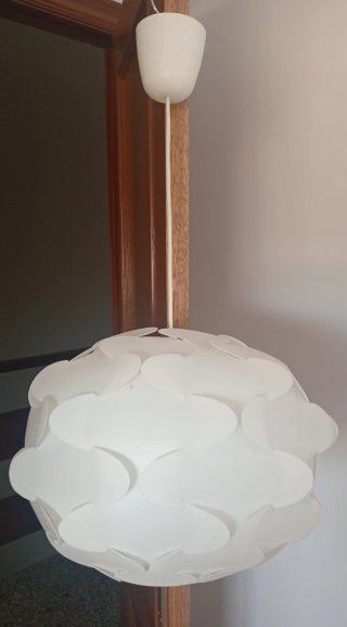 Lámpara colgante blanca