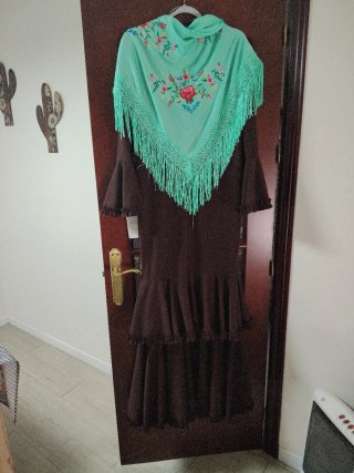 Traje Flamenca Gitana Talla XL XXL