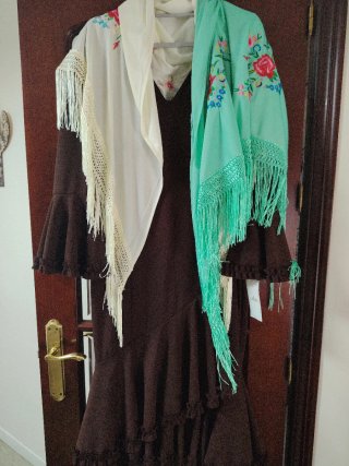 Traje Flamenca Gitana Talla XL XXL