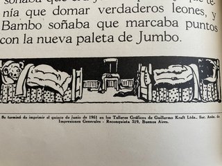 Libro infantil "El Circo del Osito Teddy" 1951
