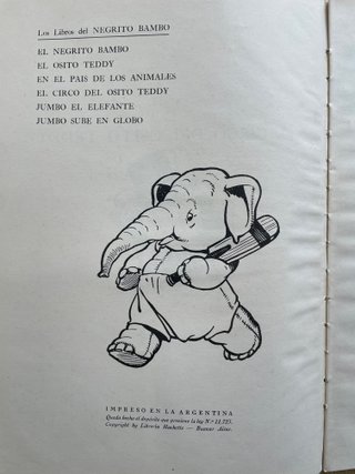 Libro infantil "El Circo del Osito Teddy" 1951