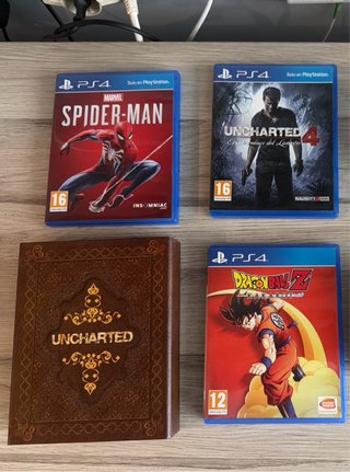 4 Juegos PS4: Spider-Man, Uncharted 4, DBZ