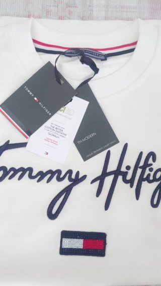 Conjunto Tommy Hilfiger Blanco y Negro