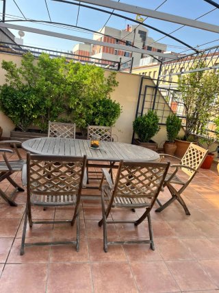Tavolo da giardino e 6 sedie