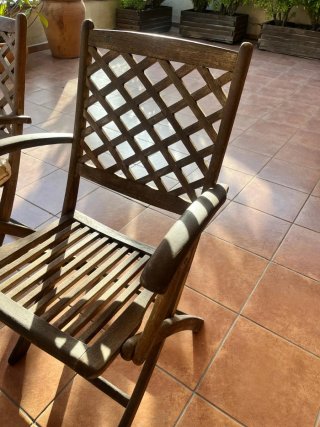 Tavolo da giardino e 6 sedie