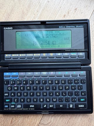 Diario Digital Casio SF-8000 64KB