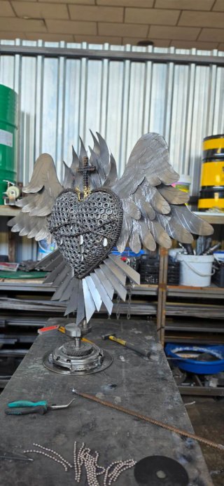 Sagrado Corazón de Jesús Arte Metal